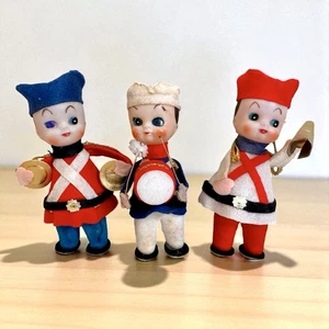 Natale Giappone Marching Band Piccolo batterista ragazzo soldato ornamento vintage lotto 3 - Foto 1 di 6