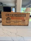 Vintage DRAMBUIE Prince Charles Edward Liqueur Wooden Crate from Scotland