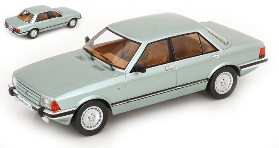 Modellino auto scala 1:18 FORD GRANADA MKII GHIA 1982 GREEN diecast modellism... - Immagine 1 di 1