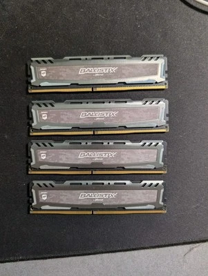 Ballistix Sport LT DDR4 32Gb (4x8Gb) - Immagine 1 di 3