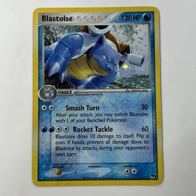 Blastoise POP Series 3 HOLO Pokemon Card 2006 Rare 1/17 MP - Image 1 of 4