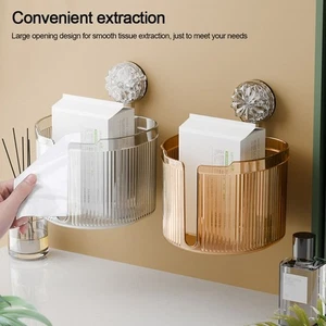 with Suction Cup Paper Towel Holder Toilet Paper Holder for Bathroom Kitchen - Picture 1 of 14