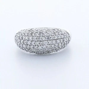 14K Gold Cocktail Verlobungsring Vintage 1,80 ct rund Lab-Grown Diamant D VVS1 - Bild 1 von 8