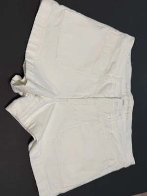 American Eagle White Denim Shorts Women’s Size 8 AE Strigid High Rise - Image 1 of 4