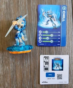 Figura Skylanders Giants CHILL 2013 Activision con tarjeta y pegatina - Imagen 1 de 2