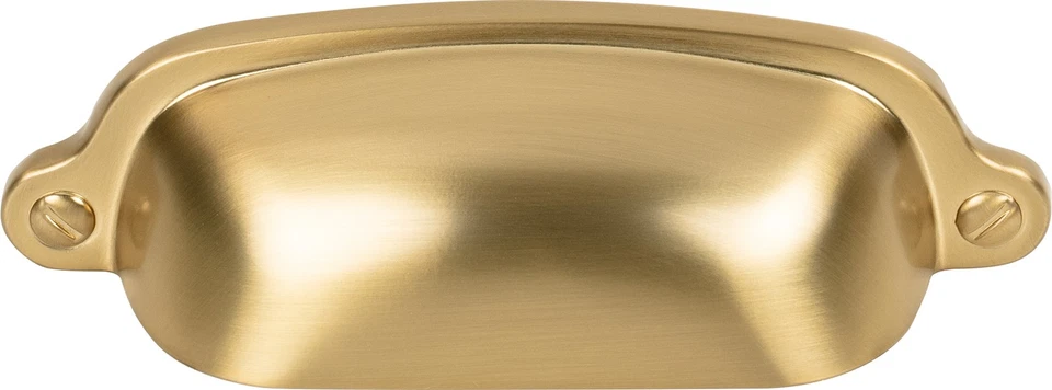 Perillas superiores M2223 Charlotte Cup Pull 2 9/16" (c-c) miel bronce Foto 1 de 1