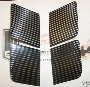 1969 FIREBIRD TRANS AM FRONT FENDER EMBLEM / VENT / LOUVER SET - 4 PIECES - Picture 1 of 1