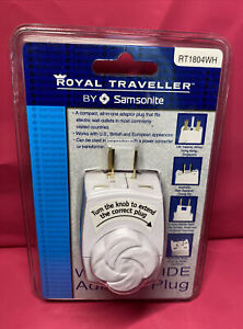 Royal Traveller RT1804WH by Samsonite Worldwide Adaptor Plug 