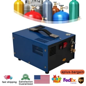 Portable 12V/110V Air Compressor Air Gun Paintball High Pressure Pump 30Mpa - Picture 1 of 11