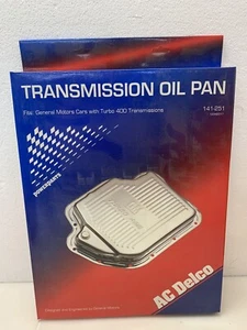Ac Delco Transmission Oil Pan For Gm Turbo 400 Transmissions Heavy Nickel/chrome - Picture 1 of 4