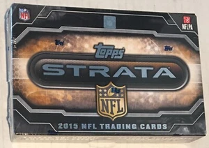 2015 Topps Strata NFL Football Factory Sealed Hobby Box CASE FRESH - Picture 1 of 2