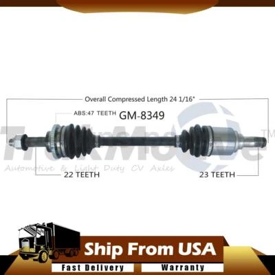 For 2013 Chevrolet Spark 1.2L Automatic TrakMotive CV Axle Shaft Front Left 1x - Image 1 of 2