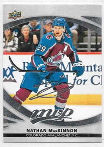 Nathan MacKinnon Colorado Avalanche 2023-24 UD MVP Silver Script #75