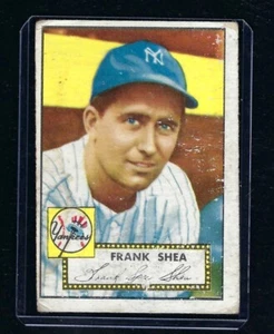 1952 Topps Baseball Card #248 Frank Shea, New York Yankees, Red Back, Fair! - Picture 1 of 2