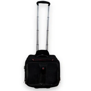 Wenger Swiss Gear Black Patriot Rolling Laptop Aktentasche Business Reise Gepäck - Bild 1 von 10