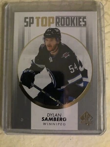 2022-23 SP Authentic SP Top Rookies Card TR-36 Dylan Samberg Winnipeg Jets (SP) - Picture 1 of 2