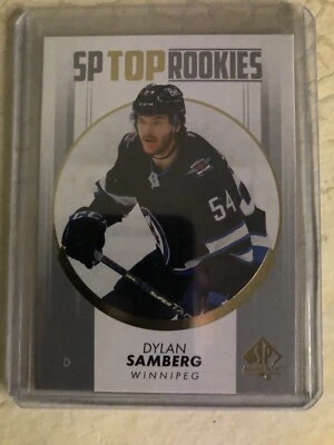 2022-23 SP Authentic SP Top Rookies Card TR-36 Dylan Samberg Winnipeg Jets (SP) - Image 1 of 2