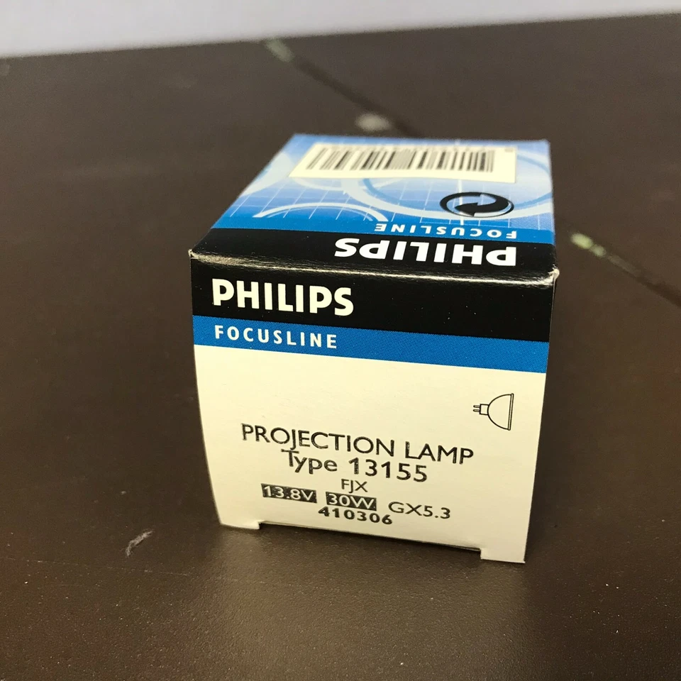 Philips Projector Lamp Type 13155 FJX 13.5v 30w GX5.3 - Image 1 of 1