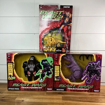 Transformers Beast Wars Walmart Lote Reedición CHEETOR OPTIMUS MEGATRON ¡Envío Rápido! Foto 1 de 4