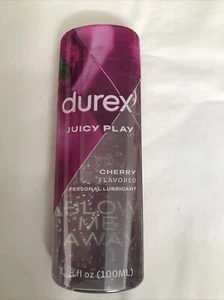 Durex Juicy Play Cherry Flavored Personal Lubricant 3.38oz -EXP: 8/25 - Picture 1 of 5