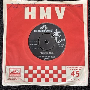 Swinging Blue Jeans – You're No Good 7'' Vinyl INDIA 1964 TESTED EX VIDEO CLIP - Picture 1 of 6