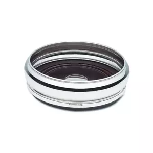 BROADWAY & - Massives Silber - Weinflasche/Karaffe Großes Fass UNTERSETZER - 5 1/4" - Bild 1 von 3