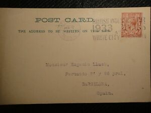 Reino Unido, entero postal circulado, año 1933. ref 9829/30