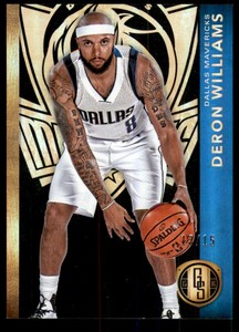 2015-16 Panini Gold Standard Black #107 Deron Williams /15