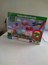 Super Why! Hidden Word Puzzle (2009) PBS, 60 piece, Rare, complete w. Magnifier