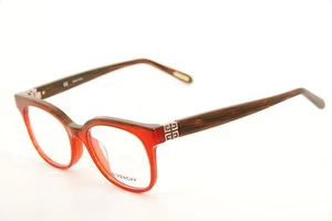 New Authentic Givenchy VGV 863 APLX Red/Brown 50mm Italy Frames Eyeglasses RX - Picture 1 of 7