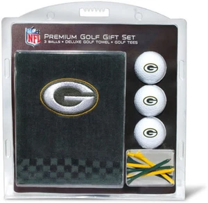 Set asciugamani ricamati Green Bay Packers NFL taglia regolamento palline da golf - Foto 1 di 2