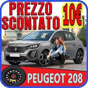 Ruotino Di Scorta Per Peugeot 208 Con Misura Da 15 4Fori Kit Ruota Gomma Nuovo p