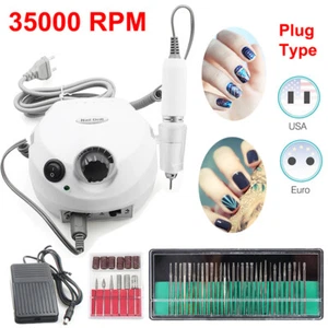 35000 RPM Electric Nail Manicure Machine Drill Machine Drill Bits Pedicure - Picture 1 of 14