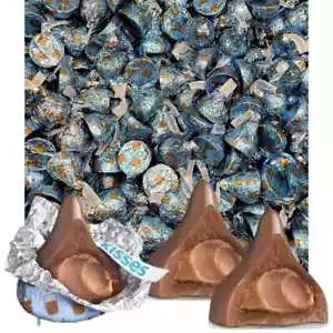 HERSHEY'S Kisses Milklicious, Creamy Filled Milk Chocolate Bulk Candy (2 Pounds) - Picture 1 of 10