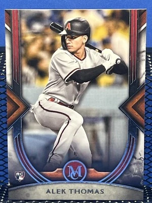 2022 Topps Museum Collection ALEK THOMAS Arizona Diamondbacks Base 62 RC Rookie - Image 1 of 2
