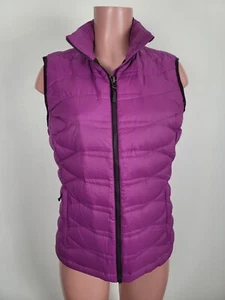 Eddie Bauer Women’s Medium Purple Goose Down Full Zip Puffer Vest Outdoor Hike - Picture 1 of 9