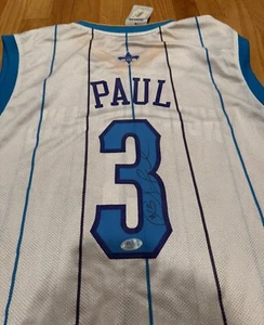 NBA New Orleans Hornets Chris Paul Signed Adidas Replica Jersey W/tag PSA COA - Picture 1 of 7