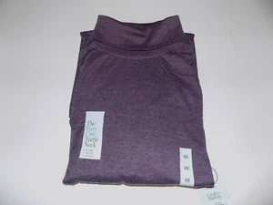 CROFT & BARROW EASY CARE KNIT TURTLENECK MENS SZ 3XL BIG -GRAPE- NWT - Picture 1 of 2