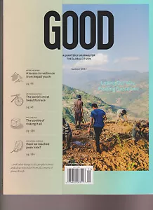 GOOD MAGAZINE #34 SUMMER 2015, A QUARTERLY JOURNAL FOR THE GLOBAL CITIZEN. - Bild 1 von 1