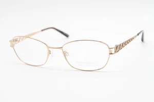NEW CHARMANT CH12089 GP GOLD BROWN AUTHENTIC EYEGLASSES 53-18 - Picture 1 of 4