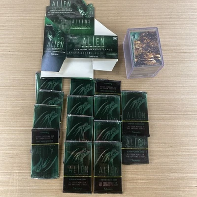 Lote de tarjetas coleccionables Alien Legacy Premium Inkworks - Caja original suelta abierta Foto 1 de 4