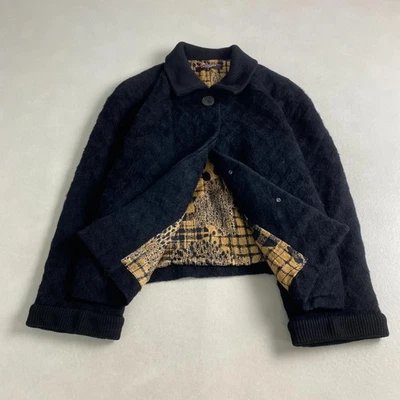 W4200 LEONARD Blouson Long Pile Lined with All-Over Pattern Alpaca Blend - Image 1 of 4