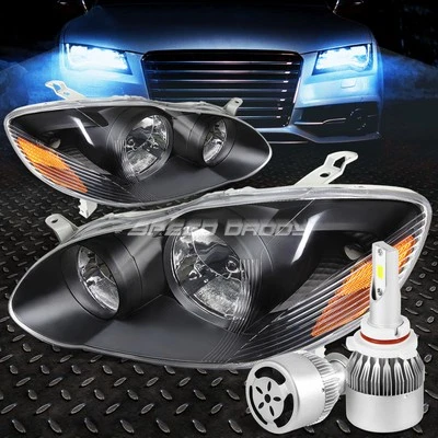 FARO LENTE NEGRO ÁMBAR ESQUINA+LED BLANCO 9006 HID+VENTILADOR PARA 03-08 COROLLA E120 Foto 1 de 4