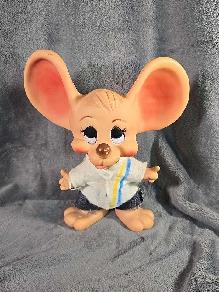 Vintage Huron Hard Plastic Mouse Bank 10" Tall - Image 1 of 4