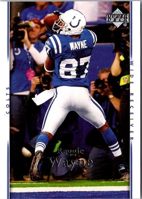 2007 Upper Deck Reggie Wayne #81 Indianapolis Colts Football Card - Image 1 of 2