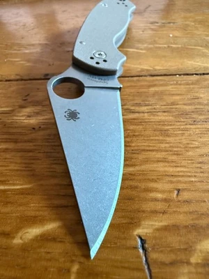 New!Spyderco Para 3 Sprint Run CPM-15V Plain Blade Brown G10 Handles C223GPBN15V - Image 1 of 4