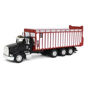 Spec Cast 1/64 Peterbilt 385 w/ Red & White Meyer 8126RT Boss Forage Box MEY-003 - Picture 1 of 6