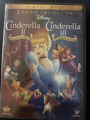 Cinderella II:Dreams Come True/Cinderella III: A Twist in Time (DVD, 2-Disc Set) - Image 1 of 2