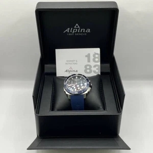 Alpina Seastrong Diver AL-372X4V6 Quarz Big Date Chronograph Uhr AL-372LBN4V6 - Bild 1 von 9