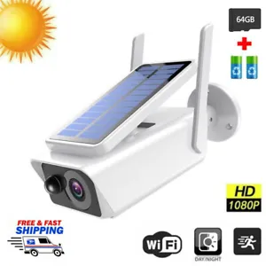 Outdoor 1080P HD Solar Power Security Camera Wireless WiFi IP Night Vision Cam - Picture 1 of 15